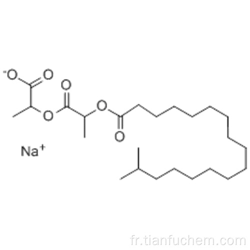 Acide isoctadécanoïque, ester 2- (1-carboxyéthoxy) -1-méthyl-2-oxoéthylique, sel de sodium (1: 1) CAS 66988-04-3